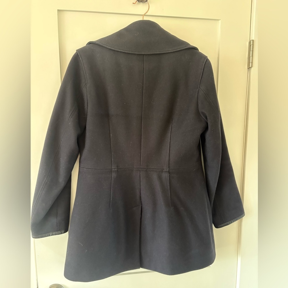 rag & bone Navy Double-Breasted Pea Coat - Picture 2 of 8